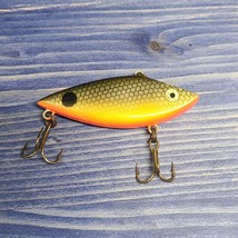Black Dot Shad With A Rattle Yellow And Orange 2 1/4&quot; Fishing Lure - £6.01 GBP