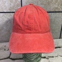 H&amp;M Hat Size M 58cm Coral Pink Adjustable Strapback Ball Cap  - £11.66 GBP