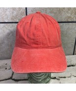H&amp;M Hat Size M 58cm Coral Pink Adjustable Strapback Ball Cap  - £11.67 GBP