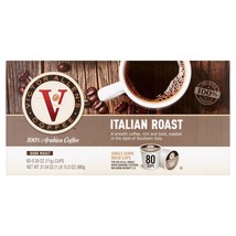 Victor Allen Italian Roast Coffee 80 Count Keurig K cup Pods FREE SHIPPING - £33.03 GBP