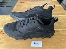 Ecco MX Low Goretex Hiking Shoe Mens Size 10-10.5 Black Gore-Tex Waterproof - £46.70 GBP