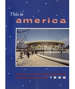World&#39;s Fair Brussels Belgium 1958 &quot;This is America&quot; pavilion guide book  - $34.17 CAD