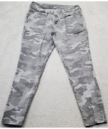 Seven7 Jeans Women Size 8 Gray Camo Print Slash Pockets Low Waist Skinny... - $27.63 CAD