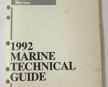 1992 Yamaha Marine Technique Guide Manuel OEM - $9.98