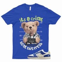 CRIME Shirt to Match SB Dunk Low Fly Gardenia Game Royal Sail Grey Fog Street 1 - £20.49 GBP+