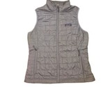 Patagonia Worn WearWomen&#39;s Nano Puff Vest Feather Grey Sz Medium  - £55.90 GBP