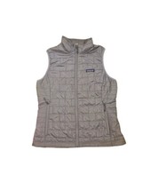 Patagonia Worn WearWomen&#39;s Nano Puff Vest Feather Grey Sz Medium  - £56.04 GBP