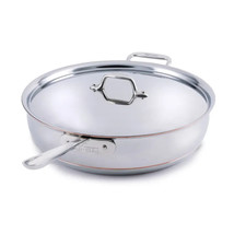 All-Clad Stainless Steel Copper Core 5- Ply  6-qt Essential Pan with lid - £220.64 GBP
