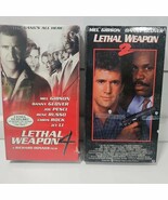 Lethal Weapon 2 And 4 VHS Brand New Factory Sealed First Print Watermark... - $217.86 MXN