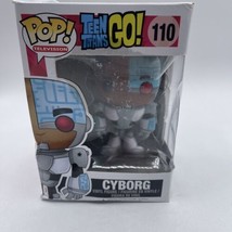 Funko POP! Television DC Teen Titans Go! Cyborg #110 Vinyl Figure BOX DAMAGED - $29.60