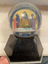 Vintage 5" Plastic Water Globe Jesus Birth w/Angels *NOT WORKING* n2 - $15.99