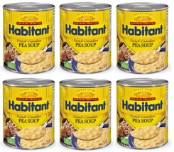 6 x HABITANT Best French Canadian Pea Soup 6 X 796 ml. 28 oz. 6 CANS - $37.74