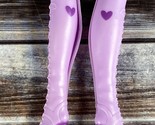 Barbie Boots - Purple with Hearts - $9.74