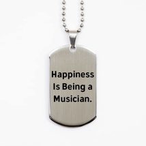 Special Musician, Happiness is Being a Musician, Beautiful Silver Dog Ta... - £15.28 GBP