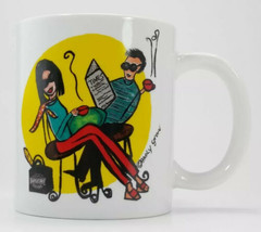 Seattle&#39;s Best Coffee Ceramic Mug Bloom Inc. Emily Green Art Cup 20 Oz - £15.48 GBP