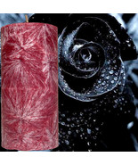 Black Rose &amp; Oud Scented Pillar Candle Choose Colour/Size Hand Crafted - $265.60 MXN+