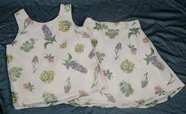MONKEY WEAR SIZE 8 GIRLS 2 PIECE OUTFIT TOP &amp; SKIRT FLORAL FLOWERS  - $7.91