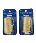 Pingouin Gold Lame Sewing Thread France Lot of 2 - $430.52 MXN