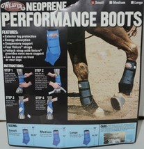Weaver Leather 35 4215 BK Neoprene Performance Boots Small Black Package 2 - $57.49
