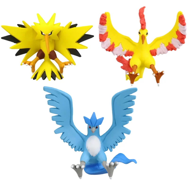 2019 TOMY Pokemon Figures MS Asia Only Special Edition Legendary Bird Po... - £24.99 GBP