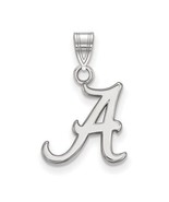 Sterling Silver Rhodium-plated University of Alabama Letter A Small Pendant - $92.74 CAD