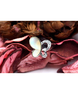 Navia Jewelry Butterfly Wings Morpho sulkowski Silver Ring NR-11S-15 - $99.99