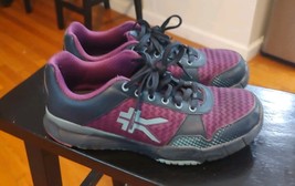 Kuru Quantum Womens Size 8.5 Purple Black Athletic Trainer Shoes Sneakers - $42.43 CAD