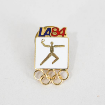 Vintage Los Angeles LA California USA 1984 Olympic Collectable Pin Handball - £11.56 GBP