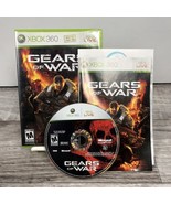 GEARS OF WAR (Microsoft Xbox 360, 2006) GAME COMPLETE and MANUAL TESTED ... - $13.07