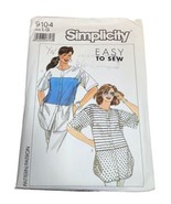 Vtg Simplicity Sewing Pattern 9104 Women&#39;s Large Button Down Blouse Shirt - $6.99