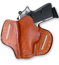 Fits WALTHER PKK/S 3.3”BBL Handmade Leather Belt Holster With Open Top #1170# RH image 6