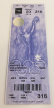 2/20/2002 Winter Olympics Salt Lake Skeleton Mens Womens Competition Full Ticket - £35.54 GBP