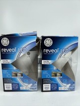 (2) GE reveal LED  Indoor Floodlight Dimmable Light Bulb 65w 10w 650 Lumens - £9.48 GBP