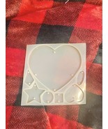 Heart Silicone Mold For Baking Resin 6X6 Inch With Diamond Circle Square... - $147.00 MXN