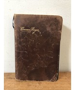 1893 Antique The Book Of Common Prayer Cambridge Leather Bound Cover - £39.73 GBP