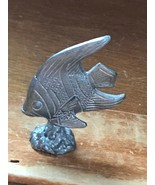 Make Splash 2004 Marked Miniature Pewter Angel Ocean Fish Figurine – 1 a... - $9.49