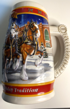 1999 Budweiser Holiday Stein CS389 Vintage Beer Anheuser-Busch - £7.47 GBP