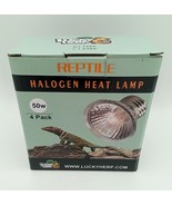 Reptile 4 Pack 50W (120V) Light Bulbs for Heat Lamp - $12.19