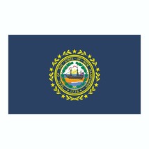 New Hampshire State Flag Sticker, Decal, Bumper Sticker Vacation Sticker 3&quot; x 5&quot; - £2.82 GBP+