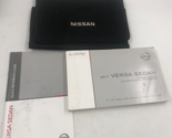 2017 Nissan Versa Sedan Owners Manual Handbook Set with Case OEM F04B23059 - $40.49