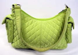 Vera Bradley Key Lime Green Purse Handbag 14&quot; x 7&quot; - £15.21 GBP