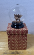 Vintage 3.5”Chinese Diorama Cork Carving Trees/Crane Scenic Sculpture Gl... - $15.00