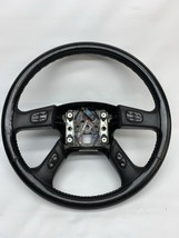 03 04 05 06 Chevy Silverado Tahoe Yukon sierra Steering Wheel Leather black - $63.36