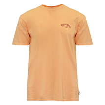 Billabong Men&#39;s T-Shirt Peach Wave Washed Chest Logo S/S (S11) - £11.33 GBP
