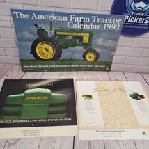 Lot Of 2 John Deere &amp; 1 American Farm Tractors Calenders Suitable For Fr... - $14.54