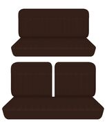 Fits 1948 Chevy Fleetline 2 dr sedan Front 50-50 top and Rear seat cover... - €137,38 EUR