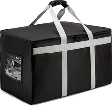 Deraby Insulated Delivery Bag Carrier Xxxl 23&quot;X15&quot;X14&quot; Commercial Grade. - $64.94