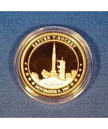 2017 Fiji Dollar - Saturn V Rocket Apollo 4 PF Silver Plated Coin - €48,00 EUR