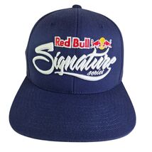 Red Bull Snapback Hat Blue Flat Brim Adjustable Racing Cap Vietnam - $22.99