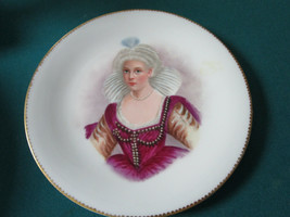  Antique Silesia Germany Cabinet Plates Biblical - Cherubs -PINK Handle TRAY- - £34.01 GBP+